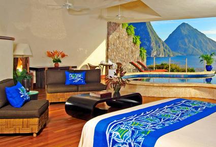 Jade Mountain Stlucia أفخر مراكز الاسترخاء الكاريبي